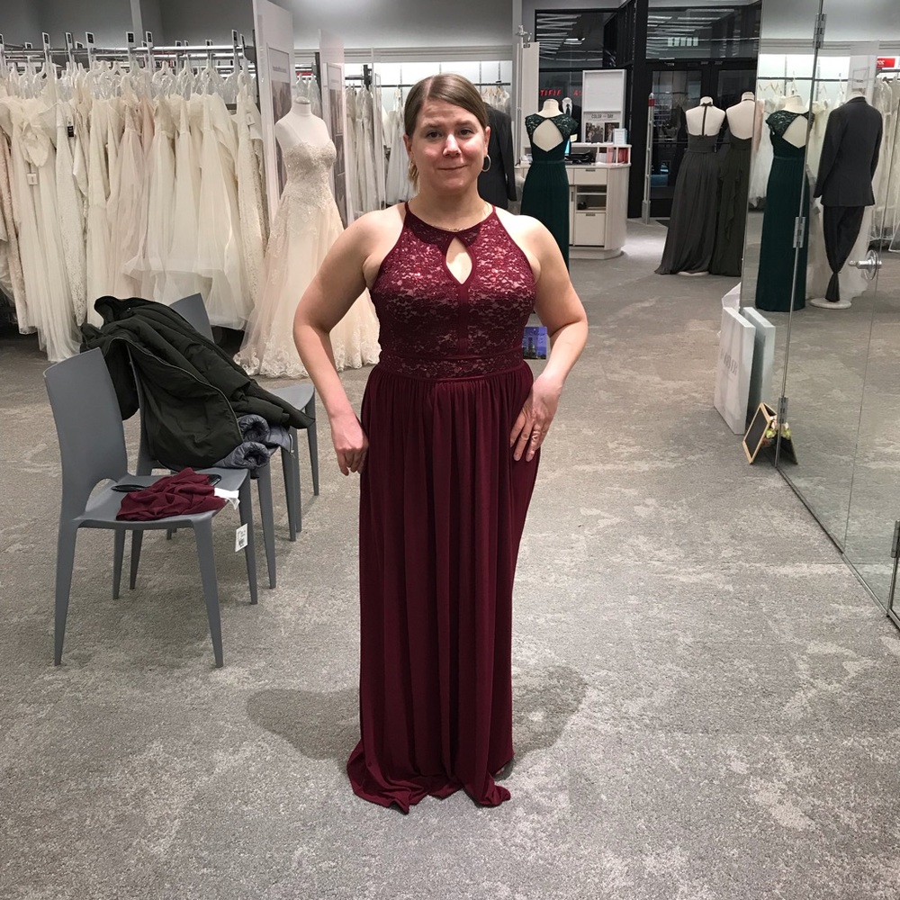 Special Occasion Dress with matching Scarf - Picture 2 of 3